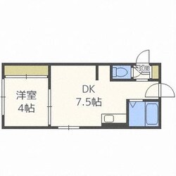 レグラス北２４条の物件間取画像